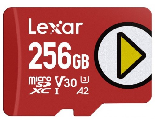 Lexar LMSPLAY256G-BNSNG memoria flash 256 GB MicroSDXC UHS-I Clase 10 (Espera 4 dias)