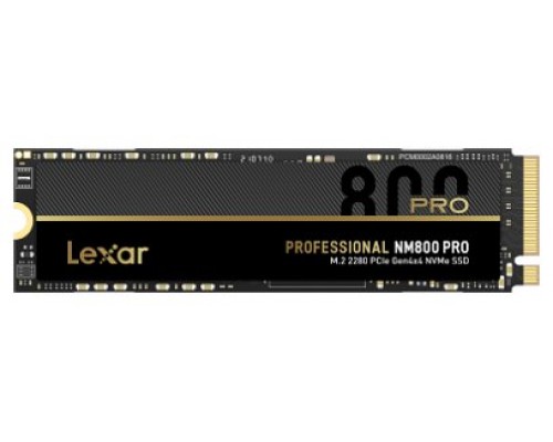 Lexar Professional NM800PRO M.2 2 TB PCI Express 4.0 3D TLC NVMe (Espera 4 dias)