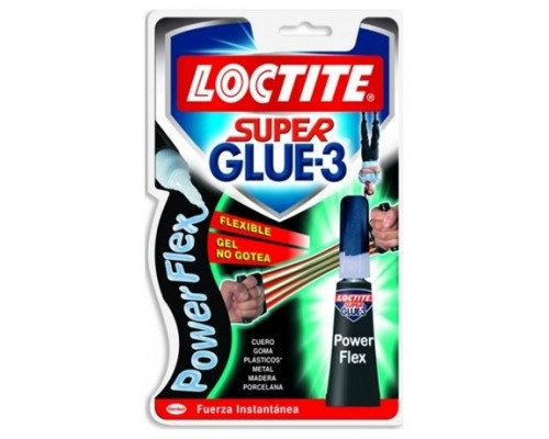 ADHESIVO INSTANTANEO SUPER GLUE-3GR. POWER GEL LOCTITE 2640067 (MIN12) (Espera 4 dias)