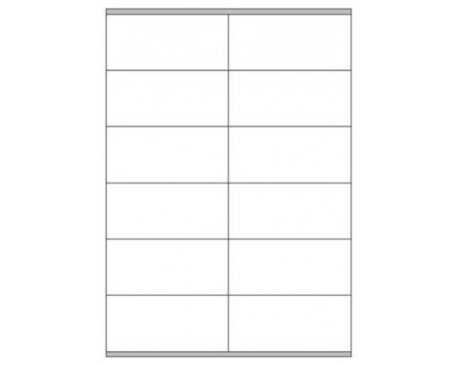 CAJA 100 HOJAS ETIQUETAS BLANCAS CON MÁRGENES-LÁSER/INYECCIÓN DE TINTA/FOTOCOPIADORAS-105X48 MM MEGASTAR LP4MS-10548 (Espera 4 dias)