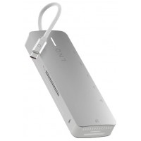 HUB 9 PUERTOS SSD PRO USB-C 140W GRIS LINQ (Espera 4 dias)