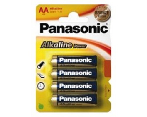 Goobay LR6 4-BL Panasonic Alkaline Power Batería de un solo uso AA Alcalino (Espera 4 dias)