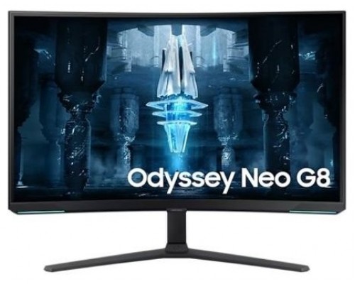 MONITOR GAMING SAMSUNG ODYSSEY NEO G8 UHD 32" CURVO 1000R 240HZ QUANTUM MINI-LED