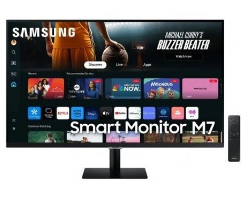 MONITOR SAMSUNG SMART 4K M7 NEGRO LS32DM700UUXEN (Espera 4 dias)