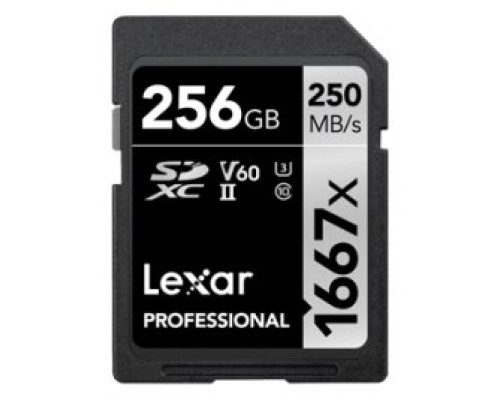 Lexar SDXC, 256 GB UHS-II Clase 10 (Espera 4 dias)-10518 Lexar SDXC, 256 GB UHS-II Clase 10 (Espera 4 dias)
