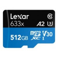 Lexar 633x 512 GB MicroSDXC UHS-I Clase 10 (Espera 4 dias)