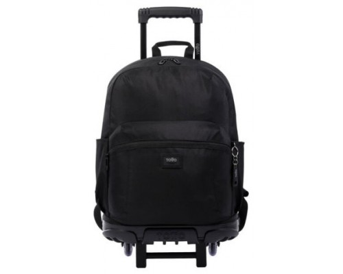 MOCHILA ESCOLAR CON RUEDAS GRANDE NEGRA - TRIK TOTTO MA03TKI003-22200-N01 (Espera 4 dias)