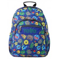 MOCHILA ACUARELES TELLO (33 X 44 X 14) - 20L TOTTO MA04ECO021-2416N-8JZ (Espera 4 dias)