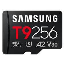 Samsung Micro SDXC T9 256GB clase10 U3 V30 A2 c/a-1220 Samsung Micro SDXC T9 256GB clase10 U3 V30 A2 c/a