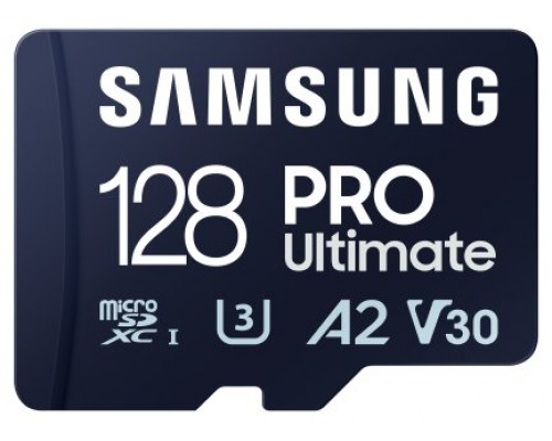 MICRO SD 128 GB PRO ULTIMATE 1 ADAP. CLASS 10 SAMSUNG (Espera 4 dias)