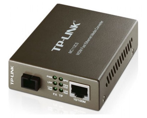 CONVERTIDOR FIBRA TP-LINK MC112CS RJ45 ETH A FIBRA