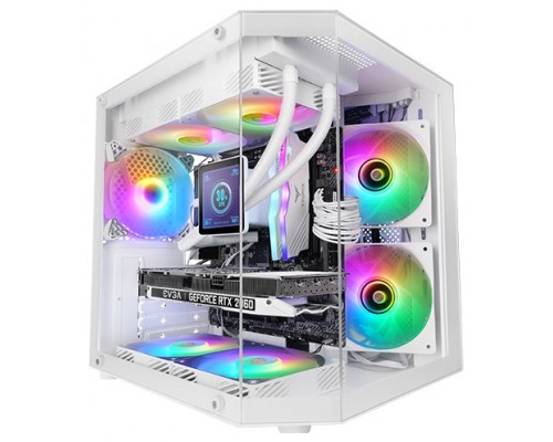 CAJA MINITORRE ATX MC-3TLITE BLANCO MARS GAMING (Espera 4 dias)