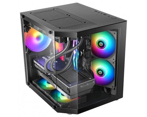 CAJA MINITORRE ATX MC-3TLITE NEGRO MARS GAMING (Espera 4 dias)