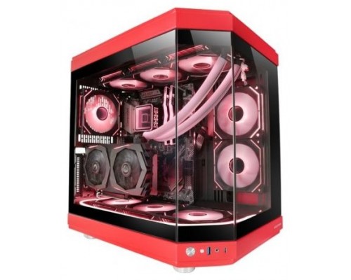 CAJA SEMITORRE ATX MC3T ROJO MARS GAMING (Espera 4 dias)