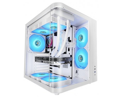 CAJA SEMITORRE ATX MC-CURV BLANCO MARS GAMING (Espera 4 dias)