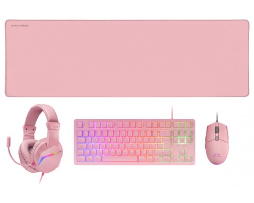 KIT COMBO PACK MCPRGB3 ROSA MARS GAMING (Espera 4 dias)