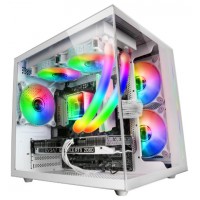 CAJA MICROATX MCVIEW BLANCO MARS GAMING (Espera 4 dias)