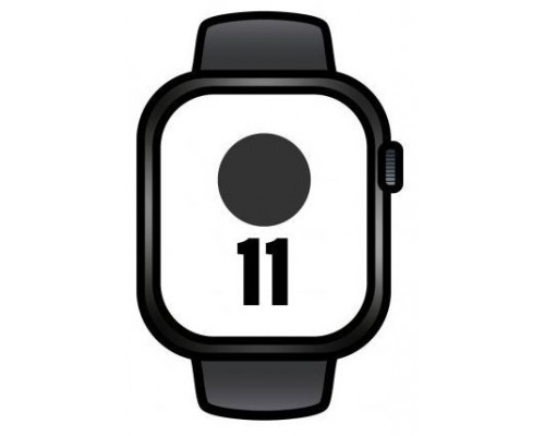 APPLE WATCH SERIES 11 CAJA NEGRA GPS 46mm CORREA NEGRA S/M (Espera 4 dias)