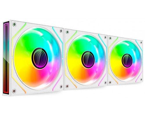 KIT 3 VENTILADORES AUXILIAR MF-3D PRO BLANCO MARS GAMING (Espera 4 dias)