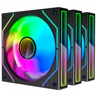 KIT 3 VENTILADORES AUXILIAR MF-3D PRO NEGRO MARS GAMING (Espera 4 dias)