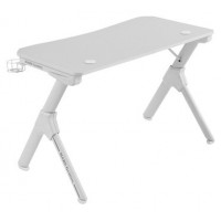 MESA MARS GAMING MGD WHITE CHASIS DE ACERO TABLERO