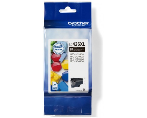 BROTHER tinta xl negra para MFCJ4340DW/MFCJ4540DW/MFCJ4540DWXL LC426XLBK