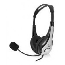 Ewent EW3565 auricular y casco Auriculares Alámbrico Diadema Llamadas/Música USB tipo A Negro, Blanco (Espera 4 dias)