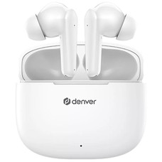 AURICULARES BLUETOOTH DENVER TWE-48W INALAMBRICOS BLANCOS-1421 AURICULARES BLUETOOTH DENVER TWE-48W INALAMBRICOS BLANCOS