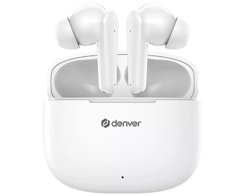 AURICULARES BLUETOOTH DENVER TWE-48W INALAMBRICOS BLANCOS