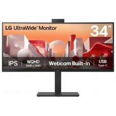 LG 34BA85QE-B pantalla para PC 86,4 cm (34") 3440 x 1440 Pixeles Wide Quad HD LCD Negro (Espera 4 dias)