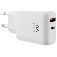 EWENT CARGADOR RAPIDO GAN DE 45W /USB-C PD Y USB-A-122 EWENT CARGADOR RAPIDO GAN DE 45W /USB-C PD Y USB-A