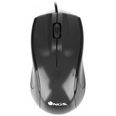 NGS WIRED MOUSE MIST BLACK (Espera 2 dias)