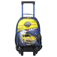 MOCHILA ESCOLAR CON RUEDAS MEDIANA DE CARRERAS DE COCHES TOTTO MJ03VLC005-2310-6J7M (Espera 4 dias)