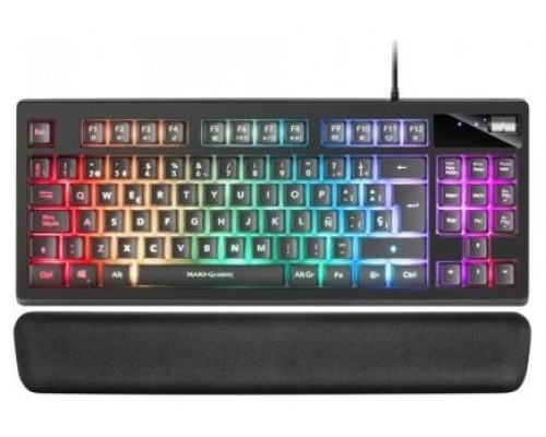 TECLADO H-MECANICO COMPACTO TKL MARS GAMING MKAXES