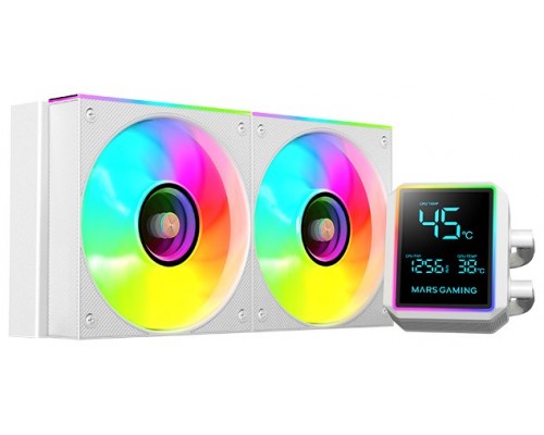 REFRIGERACION LIQUIDA FRGB ML-LCD PRO 240 BLANCO MARS GAMING (Espera 4 dias)-21815 REFRIGERACION LIQUIDA FRGB ML-LCD PRO 240 BLANCO MARS GAMING (Espera 4 dias)