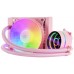 Mars Gaming ML-ONE120 Rosa Refrigeración Líquida CPU TDP 200W Espejo Infinito Ventilador FRGB Silencioso Multisocket Universal (Espera 4 dias)