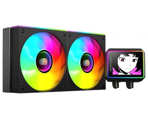 REFRIGERACION LIQUIDA ARGB ML-VISION II 240 NEGRO MARS GAMING (Espera 4 dias)-21820 REFRIGERACION LIQUIDA ARGB ML-VISION II 240 NEGRO MARS GAMING (Espera 4 dias)