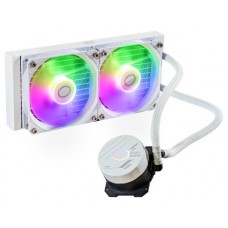 Cooler Master MasterLiquid 240L Core ARGB White Carcasa del ordenador, Procesador Kit de refrigeración líquida 12 cm Blanco (Espera 4 dias)