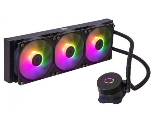 Cooler Master MasterLiquid 360L Core ARGB Carcasa del ordenador, Procesador Kit de refrigeración líquida 12 cm Negro (Espera 4 dias)