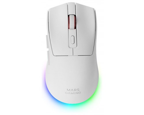 RATON OPTICO MMT3 RGB BLANCO MARS GAMING (Espera 4 dias)