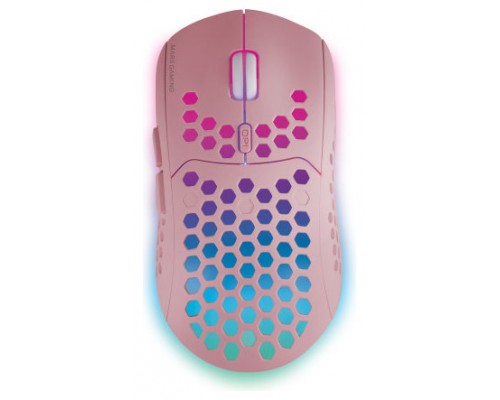 MOUSE MARS GAMING WIRELESS RGB MMW3 PINK USB 2.4G