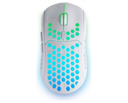 MOUSE MARS GAMING WIRELESS RGB MMW3 WHITE USB 2.4G