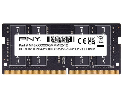 DDR4 SODIMM PNY 16GB CL22 3200-14215 DDR4 SODIMM PNY 16GB CL22 3200