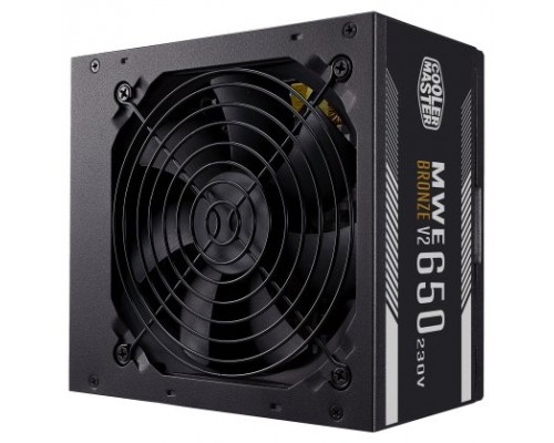FUENTE ALIMENTACION COOLER MASTER MWE BRONZE V2 650W 230V 80+ BRONZE MPE-6501-ACABW-BEU (Espera 4 dias)