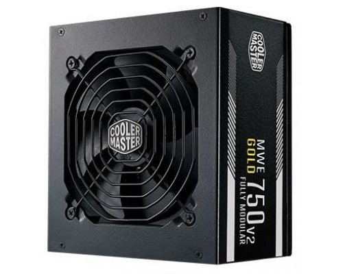 Cooler Master MWE Gold 750 V2 ATX 3.0 Ready unidad de fuente de alimentación 750 W 24-pin ATX Negro (Espera 4 dias)