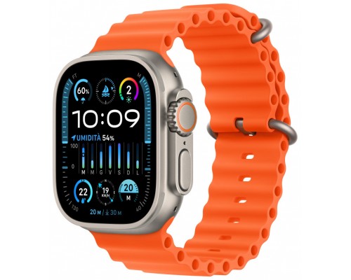 APPLE WATCH ULTRA 2 CAJA TITANIO GPS+CELL 49mm CORREA OCEAN ORANGE (Espera 4 dias)