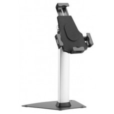 AISENS Soporte antirobo de sobremesa ajustable (1 pivote) para tablet, negro