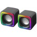 ALTAVOCES 2.0 MARS GAMING MSCUBE BLACK 8W RMS SONIDO