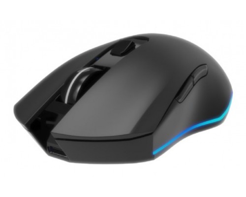 RATON GAMING GEMBIRD RGB INALAMBRICO RECARGABLE DE 6 BOTONES "FIREBOLT" NEGRO