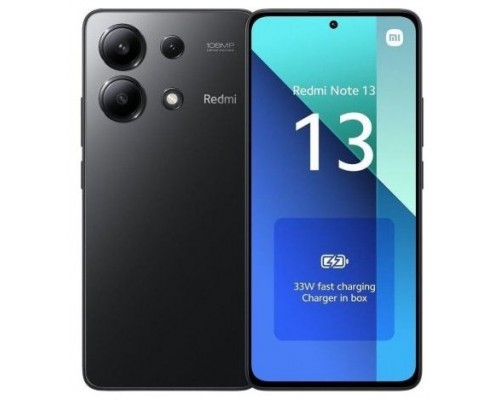 SMARTPHONE REDMI NOTE 13 (6+128GB) BLACK XIAOMI (Espera 4 dias)